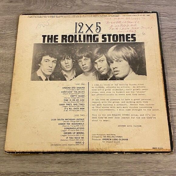 The Rolling Stones 12 X 5 Vintage LL MONO Vinyl Record - Picture 2 of 6